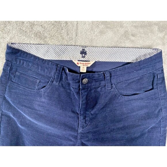 Brooks Brothers Red Fleece Women’s Corduroy Pants, Size 10, Navy Blue - Picture 4 of 12